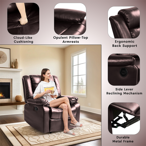 Oslo 1 Seater Motorised Recliner – ( Spacious, Luxurious & DIY-Friendly - Grey)