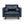 Vienna 1 Seater Sofa- ( Leatherette Fabric - Blue )