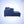 Venice 6 Seater Sofa Left Corner - ( Plush Suede Fabric - Blue )