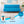 Florida 3 Seater Wooden Sofa Cum Bed - ( Premium Molfino Fabric- Sky Blue )