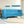 Tokyo Icon 3 Seater Sofa- ( Plush Suede Fabric- Sky Blue )