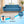 Lisbon  4 Seater Wooden Sofa Cum Bed - ( Premium Molfino Fabric-Sky Blue)