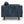 Vienna 1 Seater Sofa- ( Leatherette Fabric - Blue )