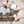 Flipper X Sofa Cum Bed - 3 Seater With 3 Ottoman - Plain Cushion (Jute Fabric, Brown )