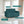London 2 Seater Sofa- ( Plush Suede Fabric- Teal )