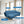 Milan Icon Ottoman 4 Seater Sofa - ( Plush Suede Fabric - Sky Blue )