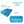 Flipper X Sofa Cum Bed - 3  Seater, Plain Cushion ( Premium Molfino Fabric, Sky Blue )