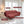 Milan Icon Ottoman 4 Seater Sofa - ( Plush Suede Fabric - Maroon )
