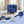Tokyo Icon 1 Seater Sofa- ( Plush Suede Fabric- Blue )
