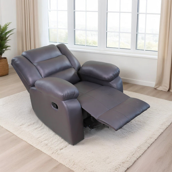 Oslo 1 Seater Recliner – ( Spacious, Luxurious & DIY-Friendly - Grey )