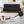 Florida Neo 3 Seater Wooden Sofa Cum Bed - ( Premium Molfino Fabric- Black )