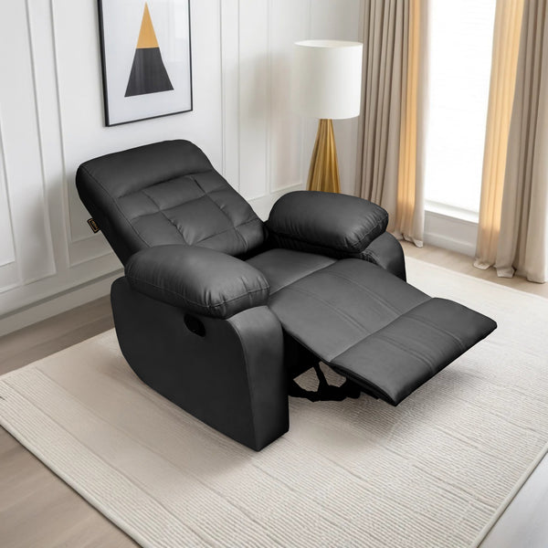 Havana 1 Seater Recliner – ( Spacious, Luxurious & DIY-Friendly- Black )