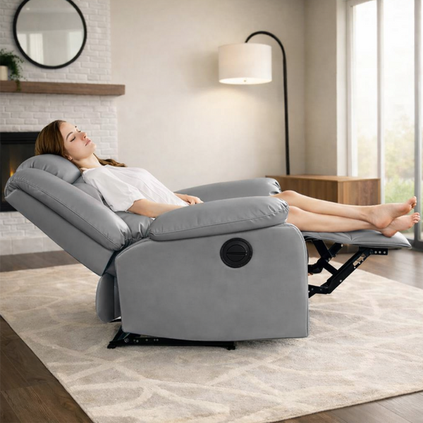 Oslo 1 Seater Motorised Recliner – ( Spacious, Luxurious & DIY-Friendly - Grey)