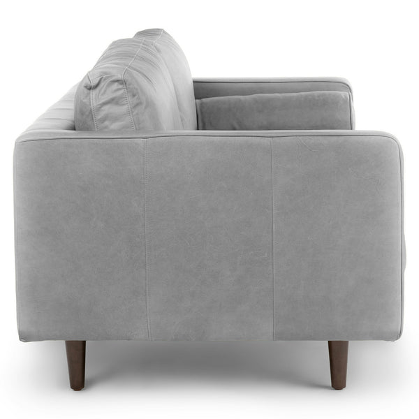 Vienna 2 Seater Sofa- ( Leatherette Fabric - Grey )