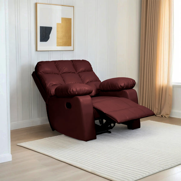 Lumina 1 Seater Recliner – ( Spacious, Luxurious & DIY-Friendly- Brown )