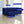 Tokyo 4 Seater Sofa with Ottoman- ( Premium Molfino Fabric- Blue )