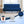 Florida Neo 3 Seater Wooden Sofa Cum Bed - ( Premium Molfino Fabric- Blue )