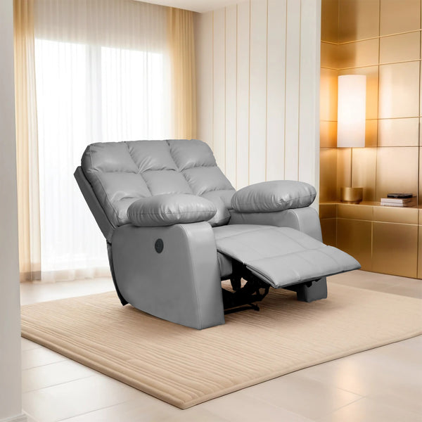 Lumina 1 Seater Motorised Recliner – ( Spacious, Luxurious & DIY-Friendly - Grey )