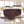Sydney 4 Seater Sofa with Ottoman- ( Plush Suede Fabric- Brown )