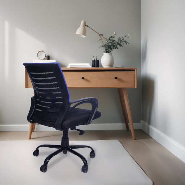 Blaze Mid-Back Office Chair – Ergonomic, Durable & Versatile (Blue)