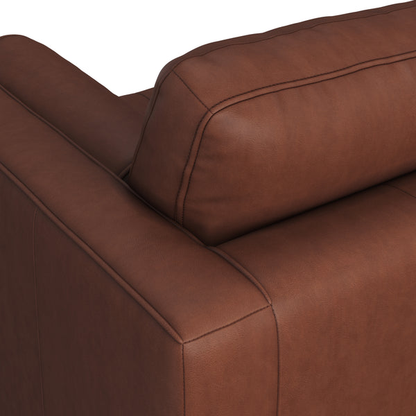 Vienna 3 Seater Sofa- ( Leatherette Fabric - Taos Brown )
