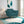 Milan Icon 1 Seater Sofa- ( Plush Suede Fabric- Teal )