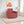 London 1 Seater Sofa- ( Plush Suede Fabric- Peach )