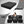 Flipper X Sofa Cum Bed - 3 Seater With 3 Ottoman - Printed Cushions ( Jute Fabric, Dark Grey )