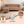 Sydney 4 Seater Sofa with Ottoman- ( Plush Suede Fabric- Beige )