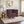 Tokyo Icon 1 Seater Sofa- ( Plush Suede Fabric- Brown )