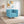 Tokyo Icon 1 Seater Sofa- ( Plush Suede Fabric- Sky Blue )