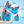 Tokyo 1 Seater Sofa- ( Premium Molfino Fabric- Sky Blue )