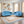 Venice (3+2) Seater Sofa- ( Plush Suede Fabric - Sky Blue )