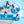 Tokyo 6 Seater Sofa Left Corner- ( Premium Molfino Fabric- Sky Blue )