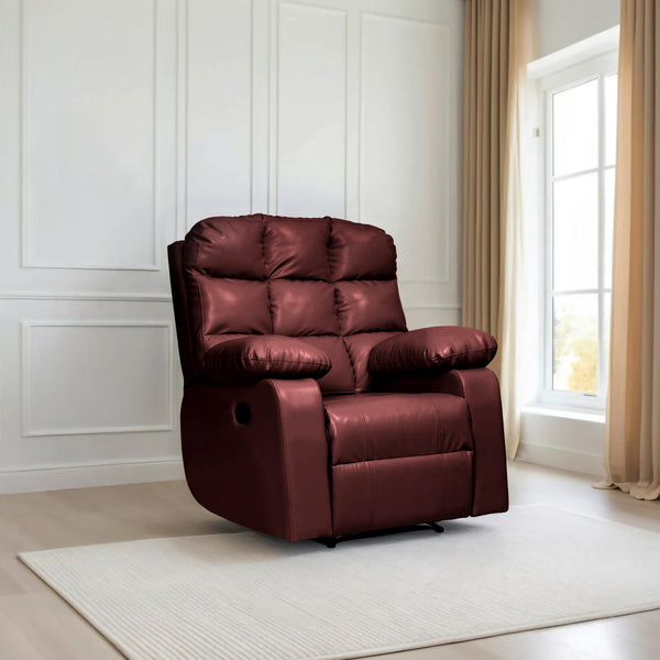 Lumina 1 Seater Recliner – ( Spacious, Luxurious & DIY-Friendly- Brown )