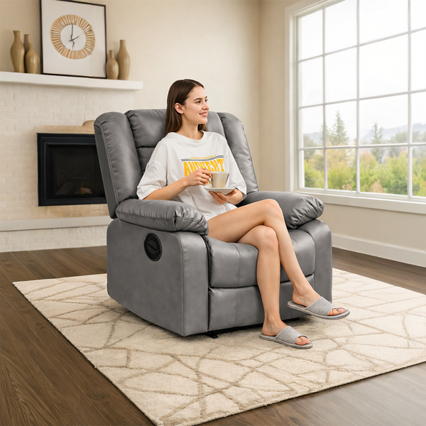 Oslo 1 Seater Motorised Recliner – ( Spacious, Luxurious & DIY-Friendly - Grey)