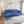 Venice 6 Seater Sofa Right Corner - ( Plush Suede Fabric - Blue )