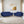 Milan Icon (3+2) Seater Sofa- ( Plush Suede Fabric - Blue )
