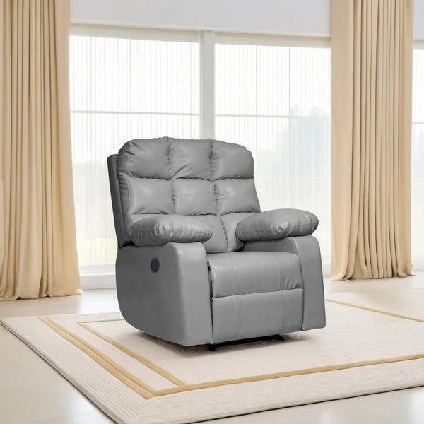 Lumina 1 Seater Motorised Recliner – ( Spacious, Luxurious & DIY-Friendly - Grey )