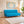 Florida 4 Seater Wooden Sofa Cum Bed - ( Premium Molfino Fabric- Sky Blue)