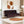 Florida 3 Seater Wooden Sofa Cum Bed - ( Premium Molfino Fabric- Brown )
