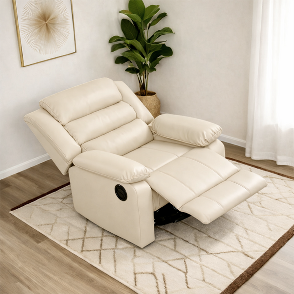 Oslo 1 Seater Motorised Recliner – ( Spacious, Luxurious & DIY-Friendly - Beige )