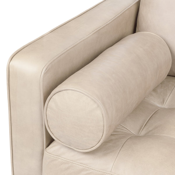 Vienna 2 Seater Sofa- ( Leatherette Fabric - Beige )