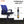 Blaze Mid-Back Office Chair – Ergonomic, Durable & Versatile (Blue)