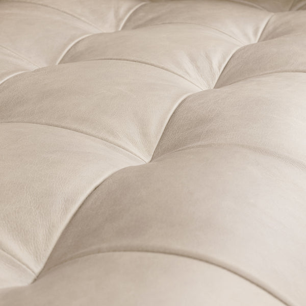Vienna 2 Seater Sofa- ( Leatherette Fabric - Beige )