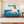 Florida Neo 4 Seater Wooden Sofa Cum Bed - ( Premium Molfino Fabric- Sky Blue )