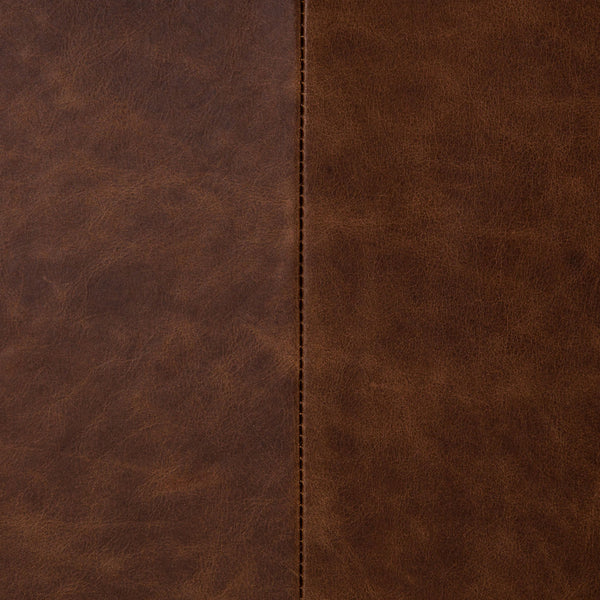 Vienna 1 Seater Sofa- ( Leatherette Fabric - Brown )