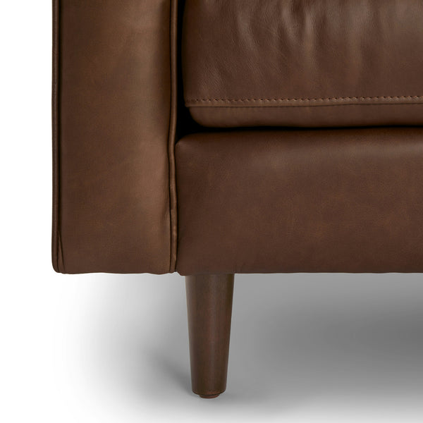 Vienna 2 Seater Sofa- ( Leatherette Fabric - Taos Brown)
