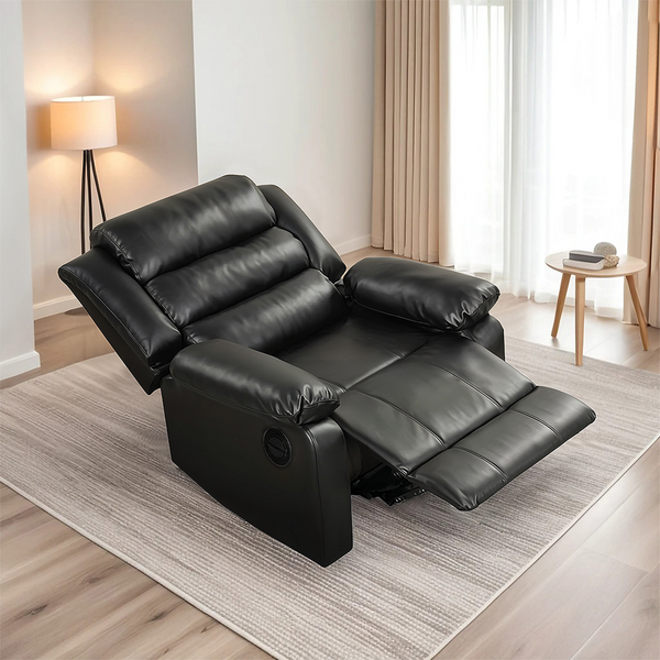 Oslo 1 Seater Motorised Recliner – ( Spacious, Luxurious & DIY-Friendly - Black )