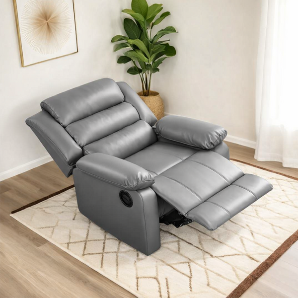 Oslo 1 Seater Motorised Recliner – ( Spacious, Luxurious & DIY-Friendly - Grey)